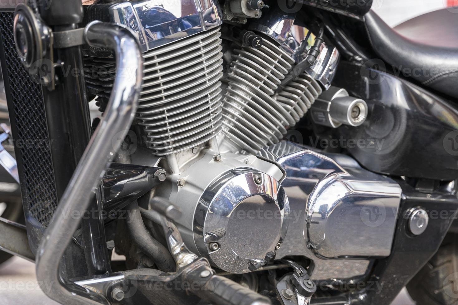 V-förmiger Motorradmotor, 2 Zylinder foto