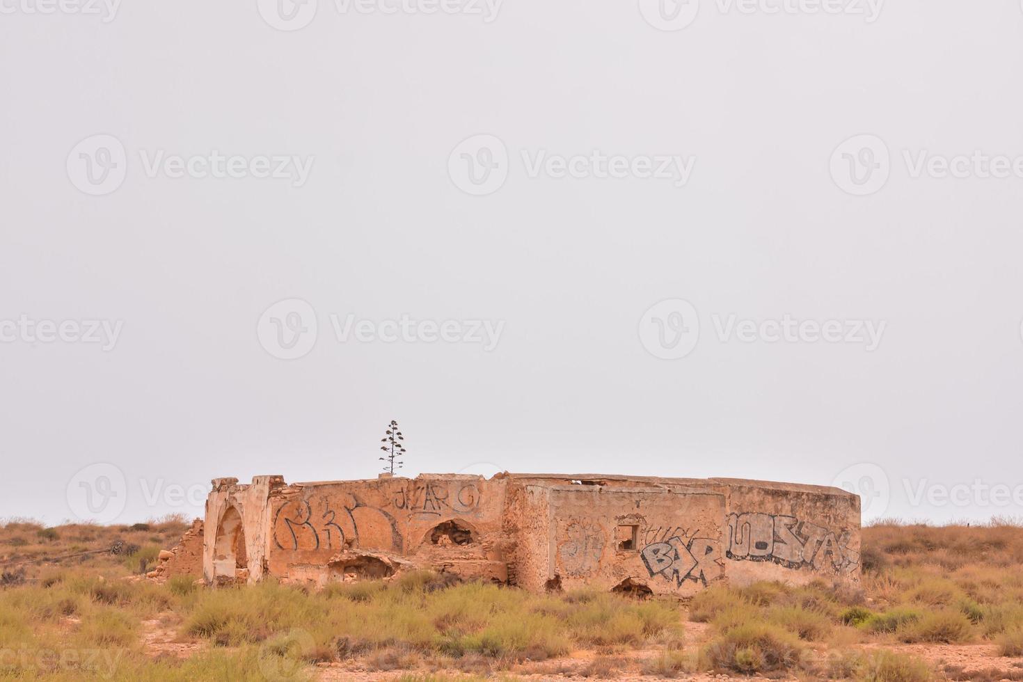 Blick auf die Wüstenlandschaft foto