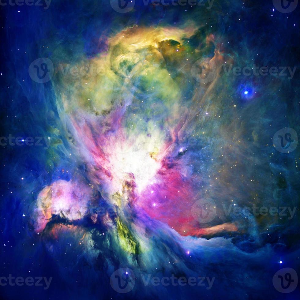 sternenklarer galaxiennebel-raumhintergrund foto