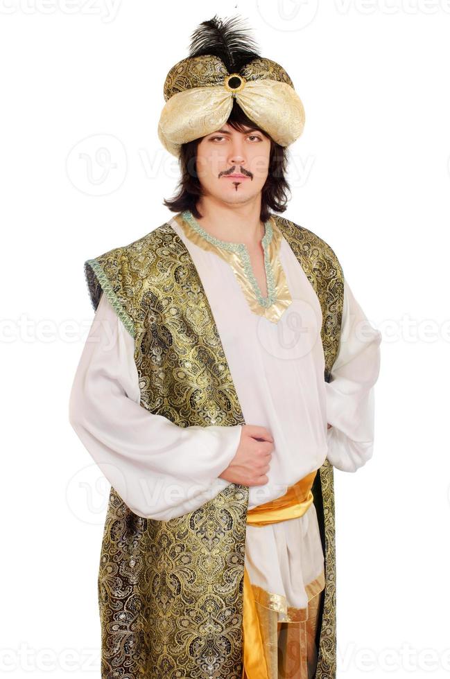 Mann in orientalischer Tracht foto