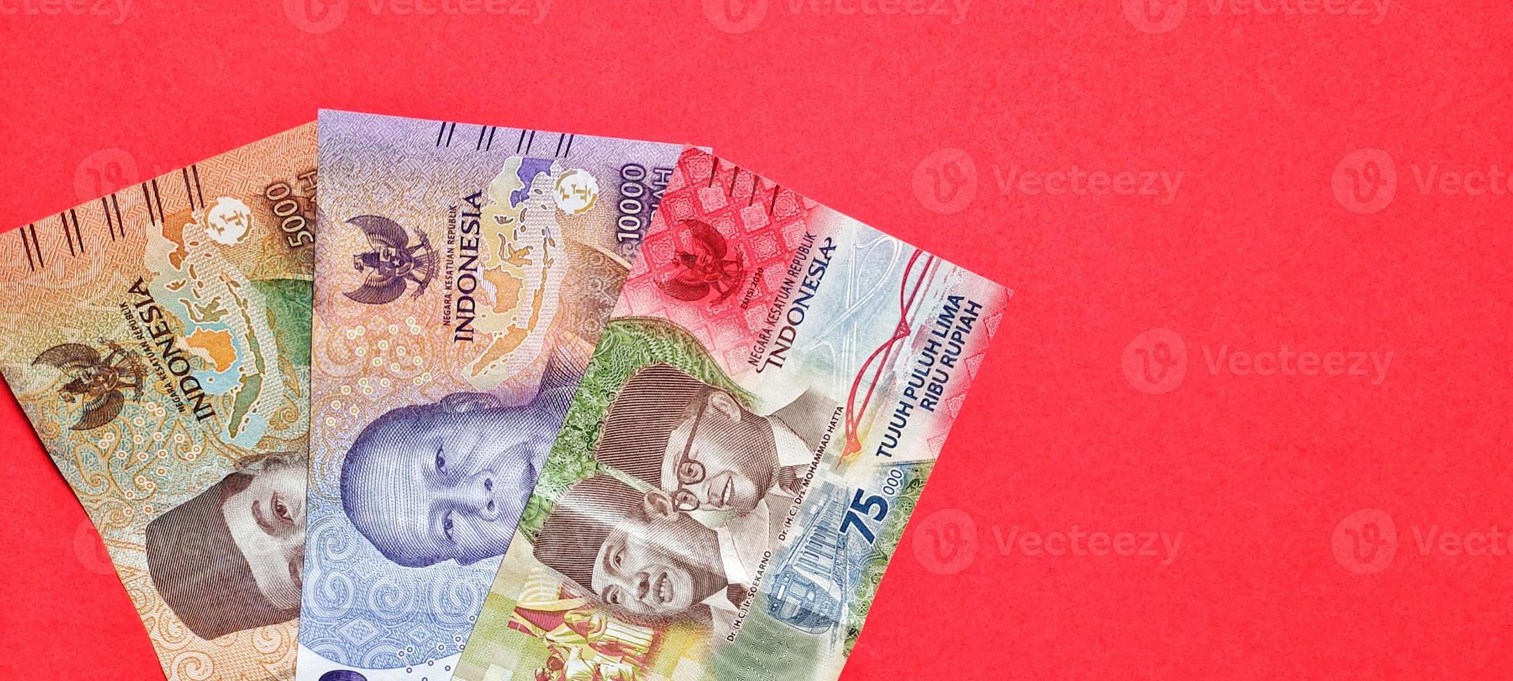 New Money Rupiah Indonesien neueste Ausgabe. foto