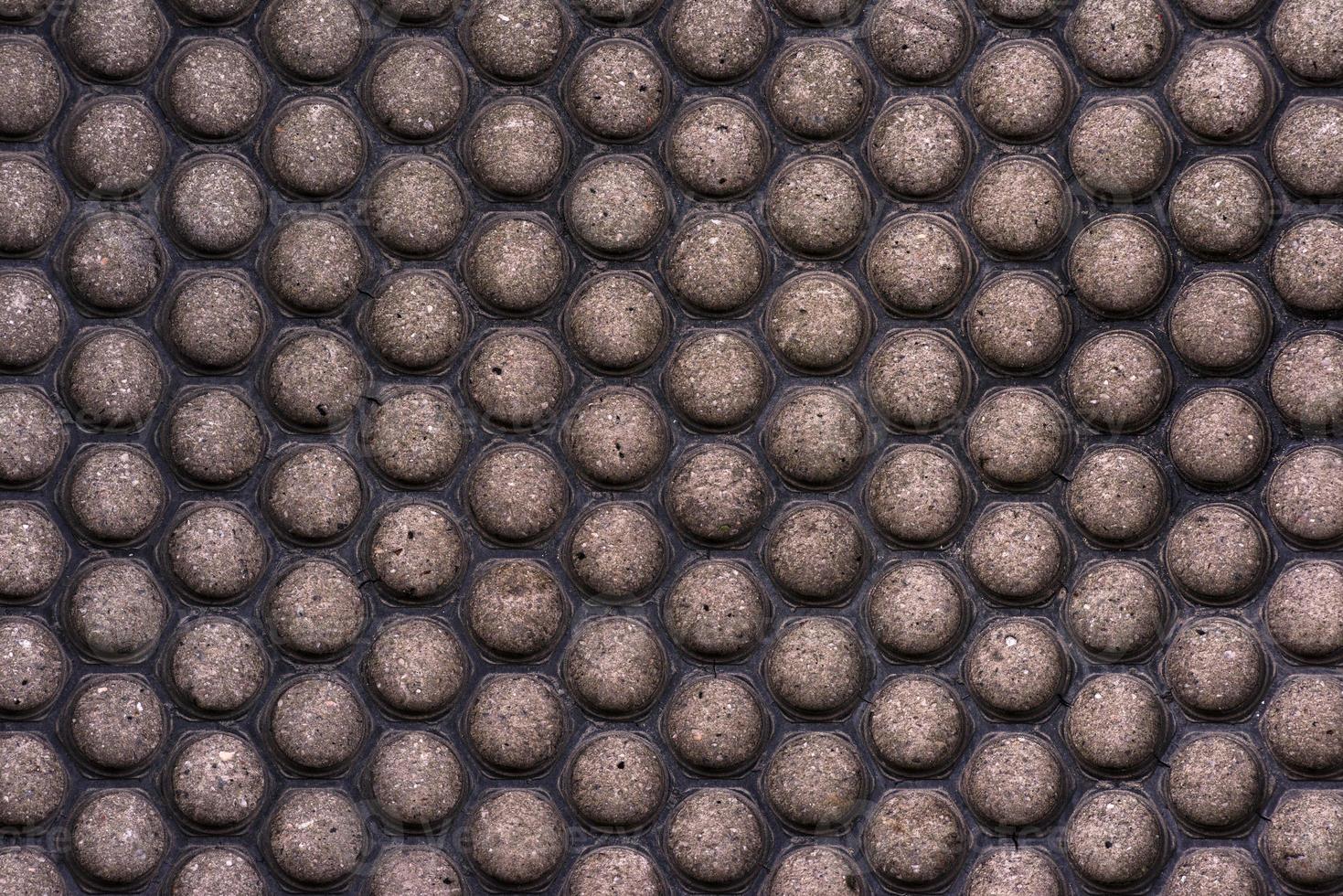 Fragment eines abstrakten Musters aus schwarzen Waben foto