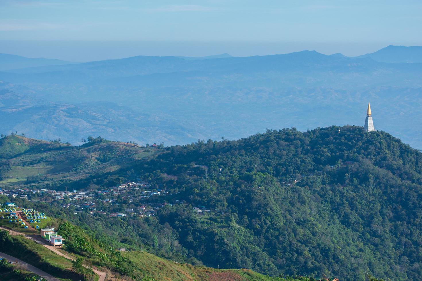 Landschaft bei Phu Tubberk in Thailand foto