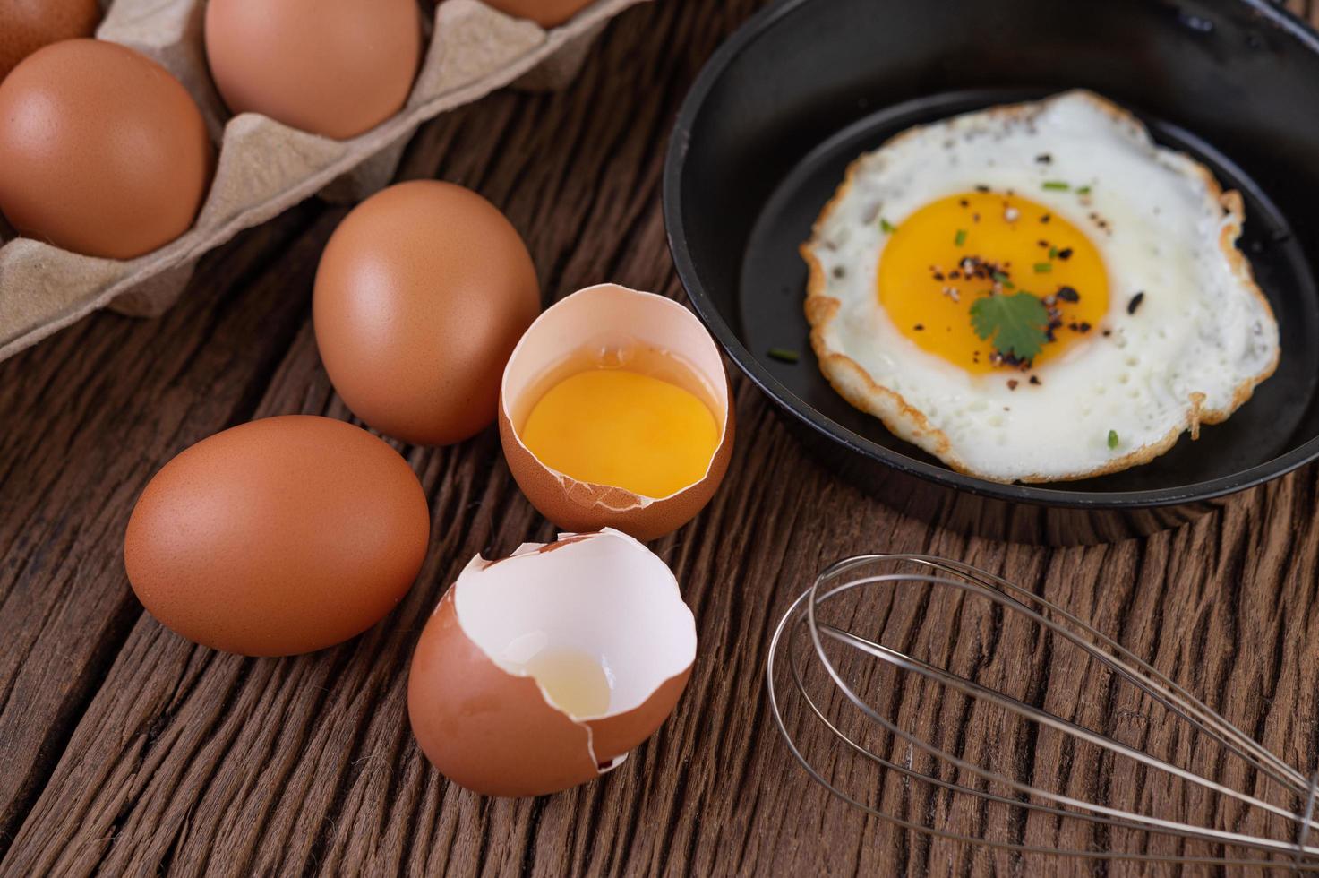 Spiegelei Frühstück foto