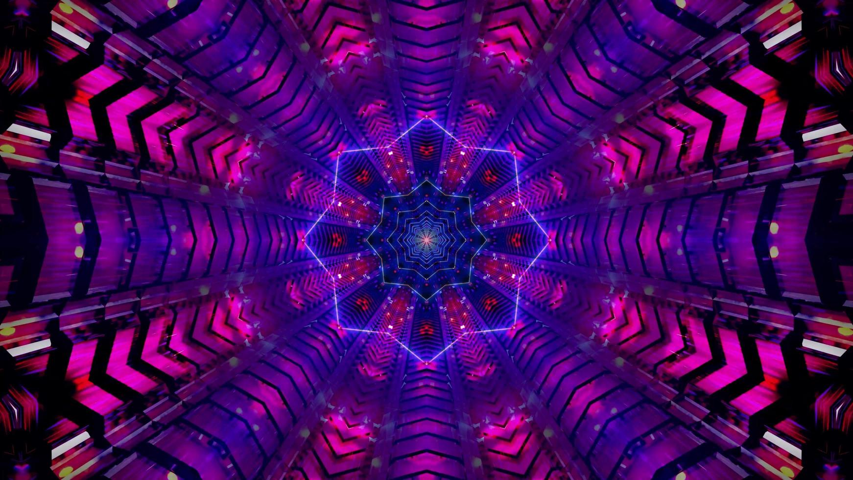 Sternentunnel abstrakte 3d Illustration Hintergrund Tapete Design Kunstwerk foto
