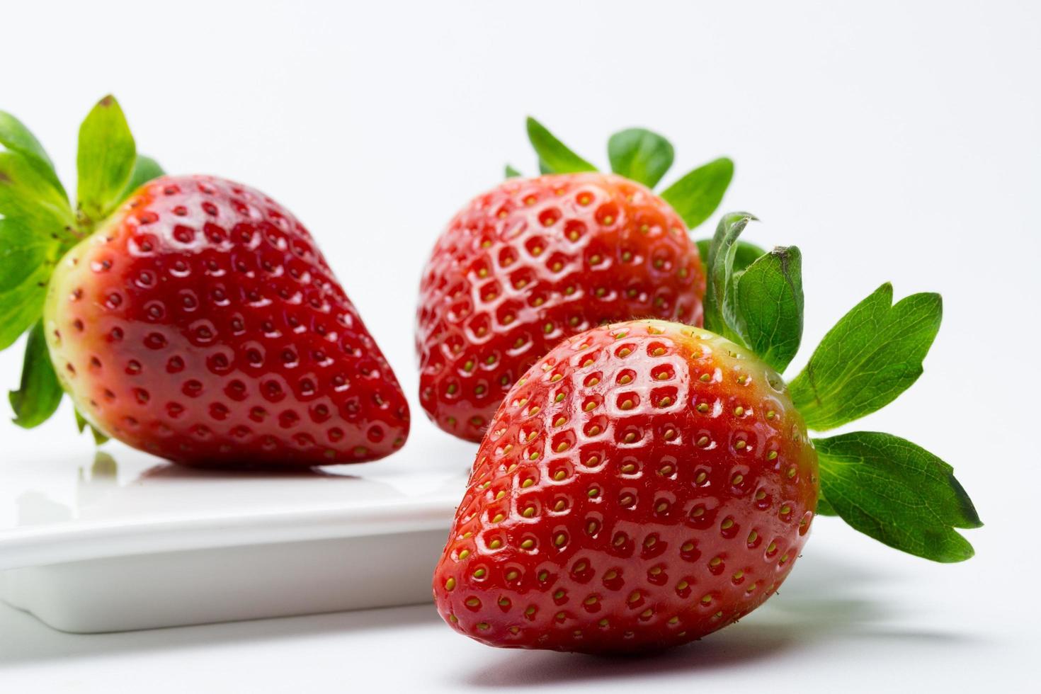 Erdbeeren, Fragaria, Obst, Essen, gesund foto