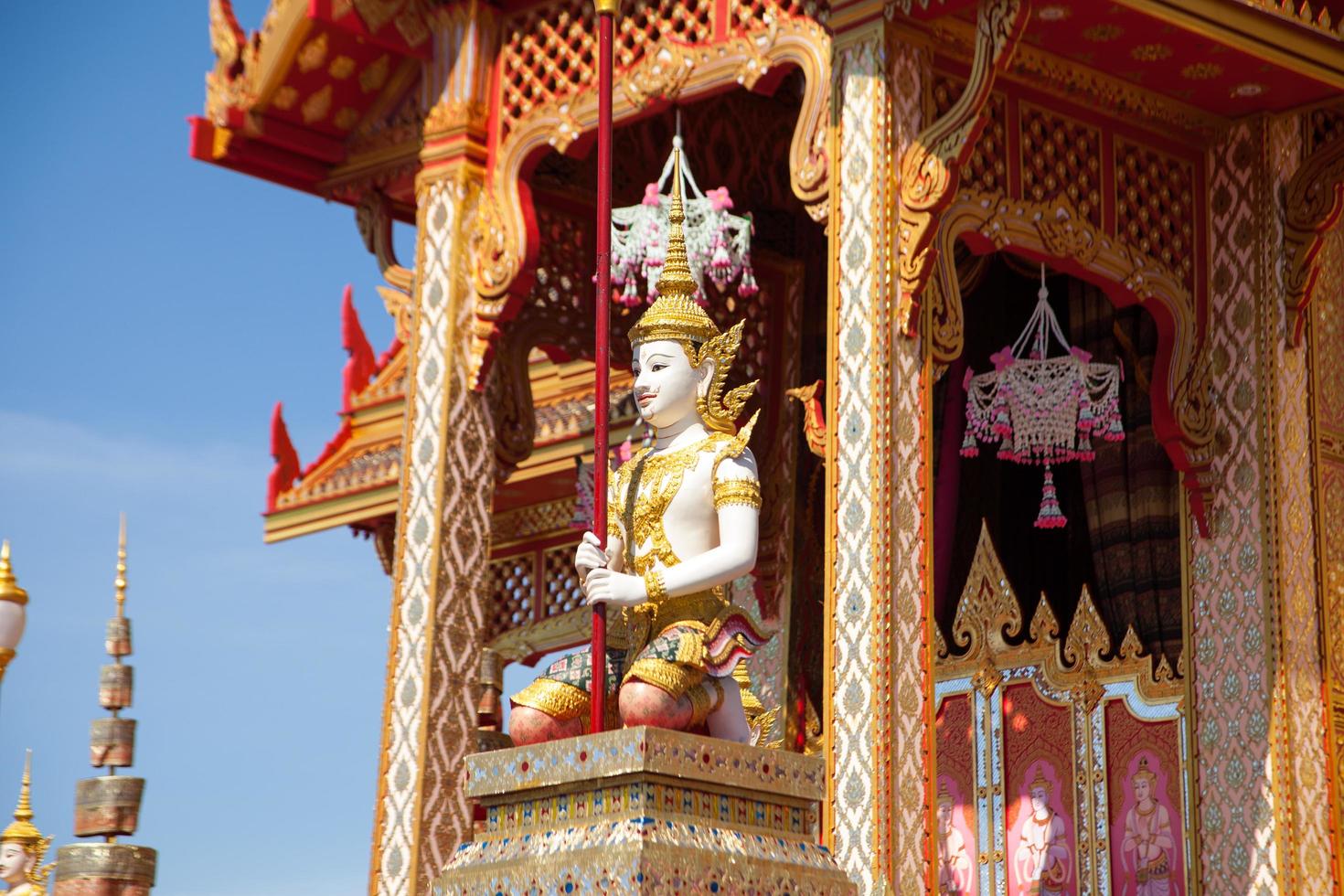 buddhistischer tempel in thailand foto