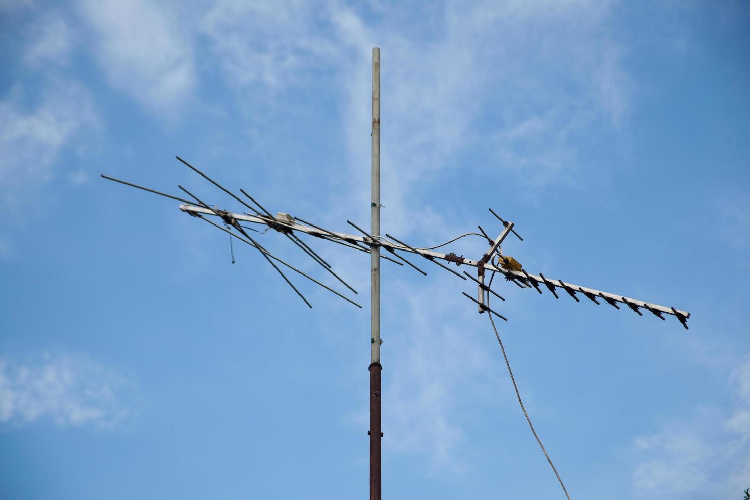 Antenne und Himmel foto