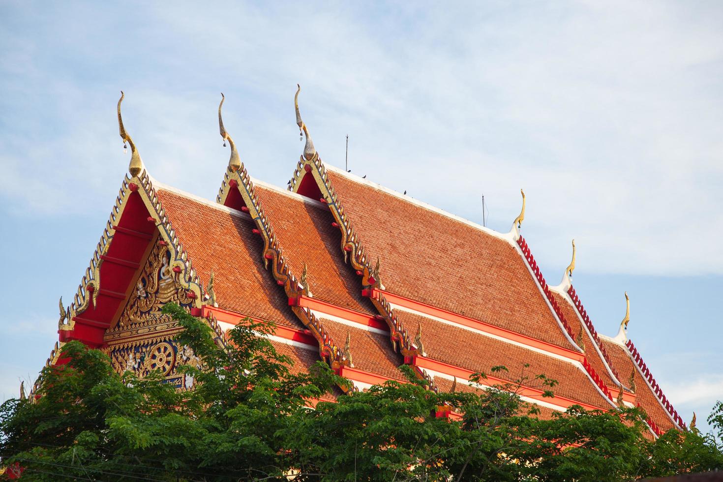 buddhistischer tempel in thailand foto