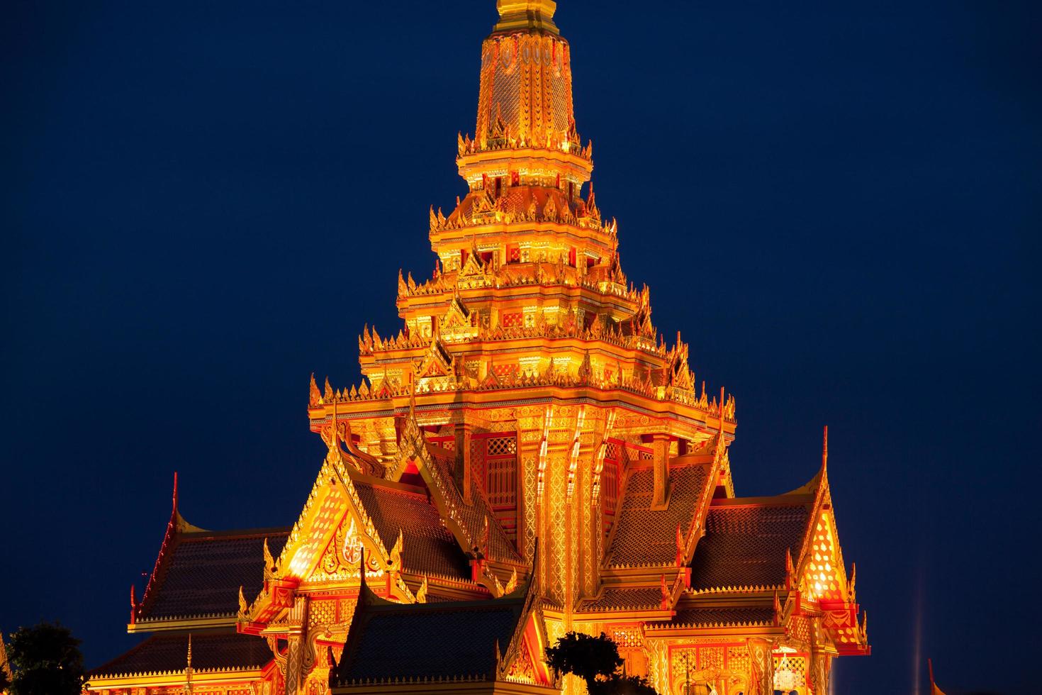 buddhistischer tempel in thailand foto