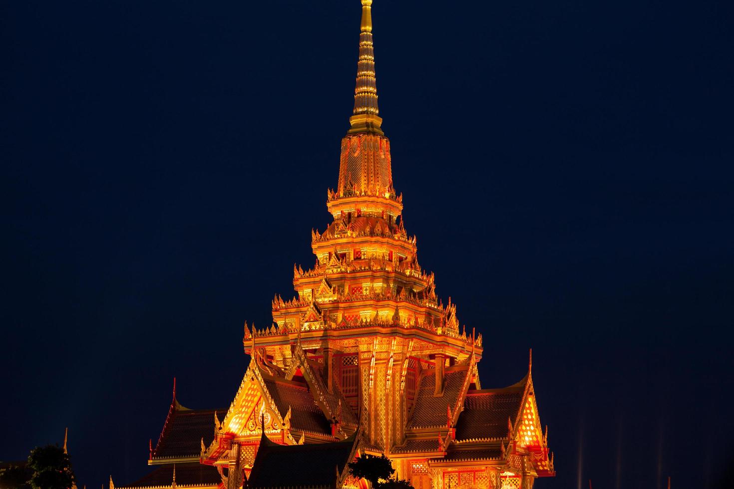 buddhistischer tempel in thailand foto