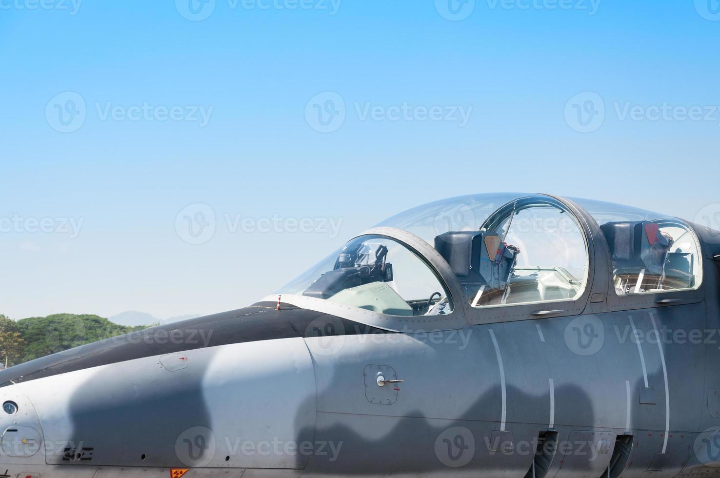 Head f-16 Kampfflugzeug der Royal Air Force, Flugzeug foto