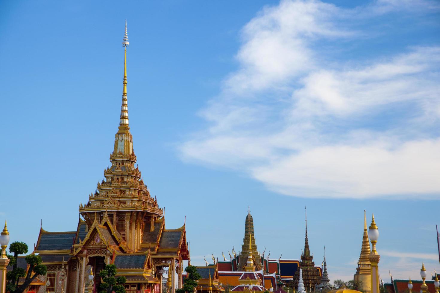 buddhistischer tempel in thailand foto