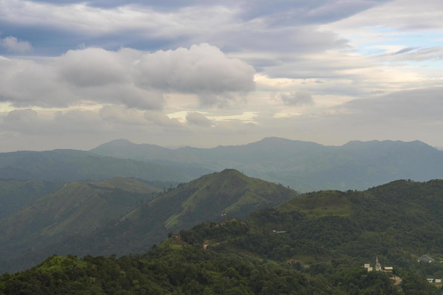 Waldlandschaft in Thailand foto