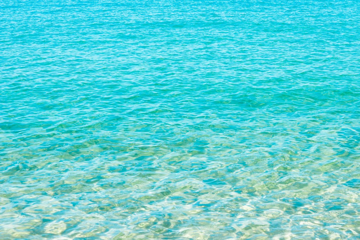 blaues Meerwasser für Hintergrund foto