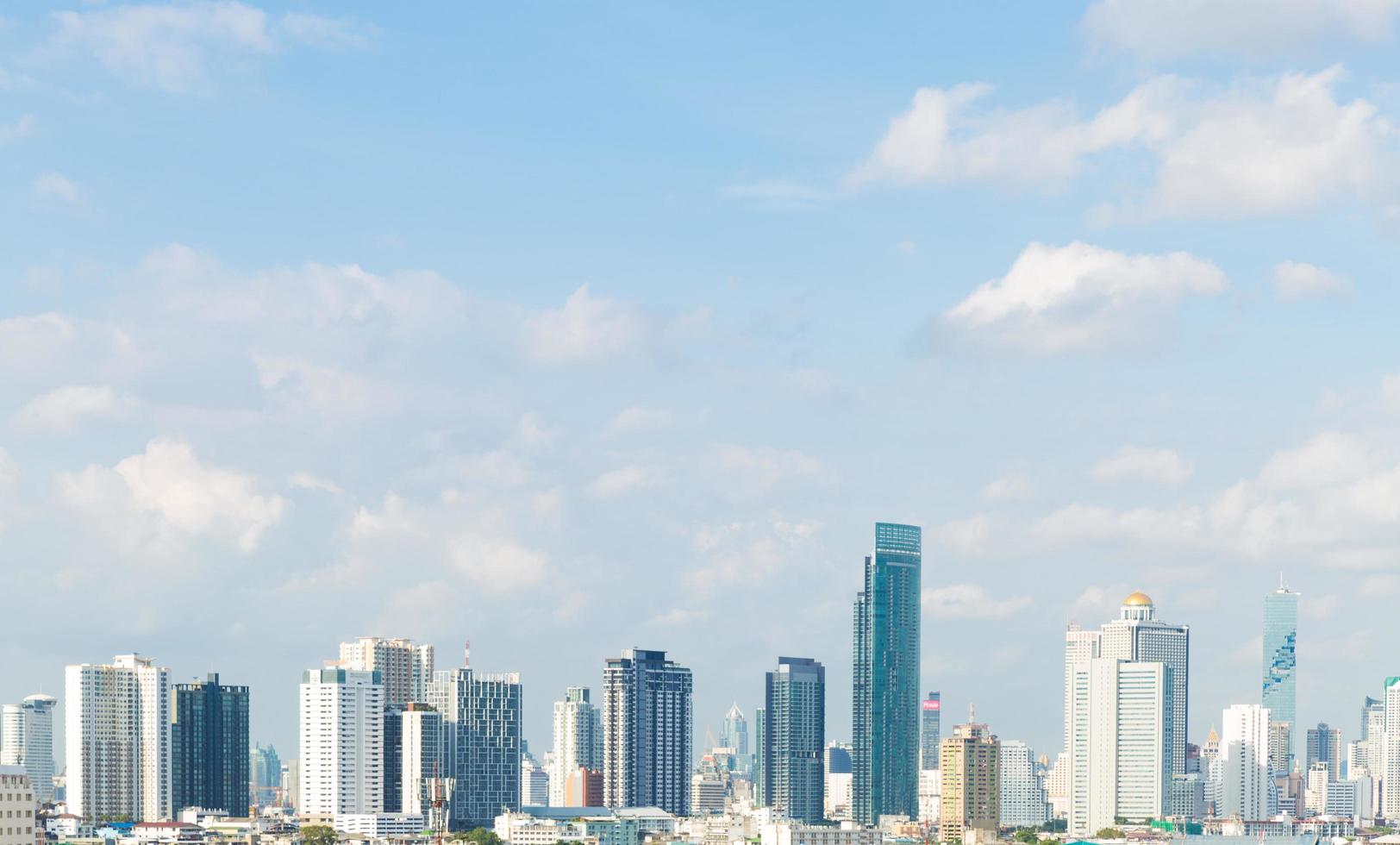 Gebäude in der Innenstadt von Bangkok foto