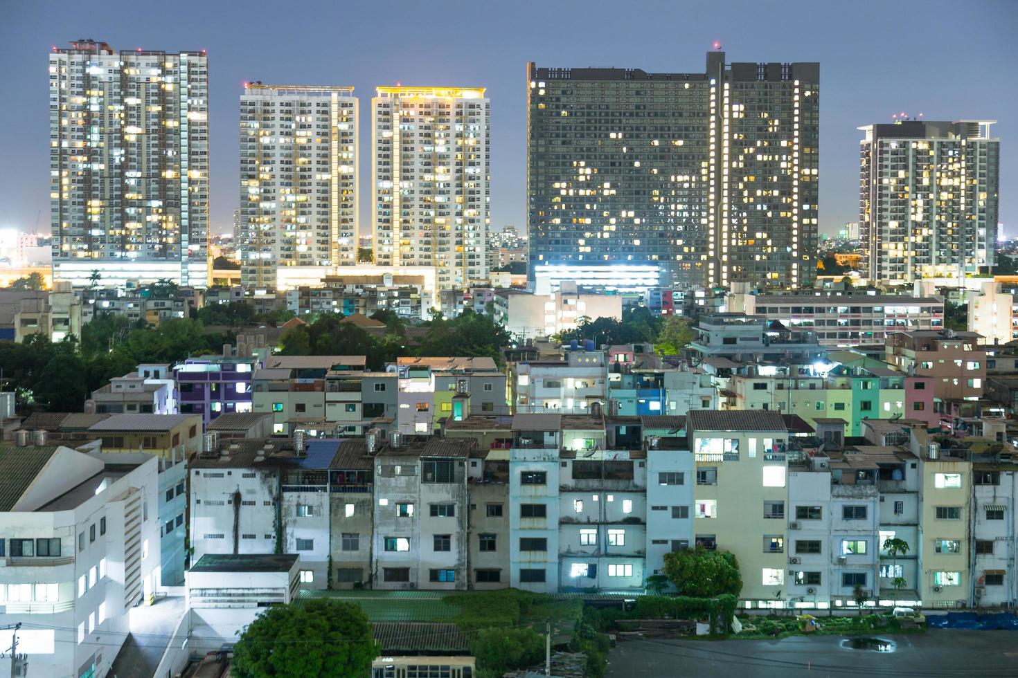 Stadtbild von Bangkok, Thailand foto