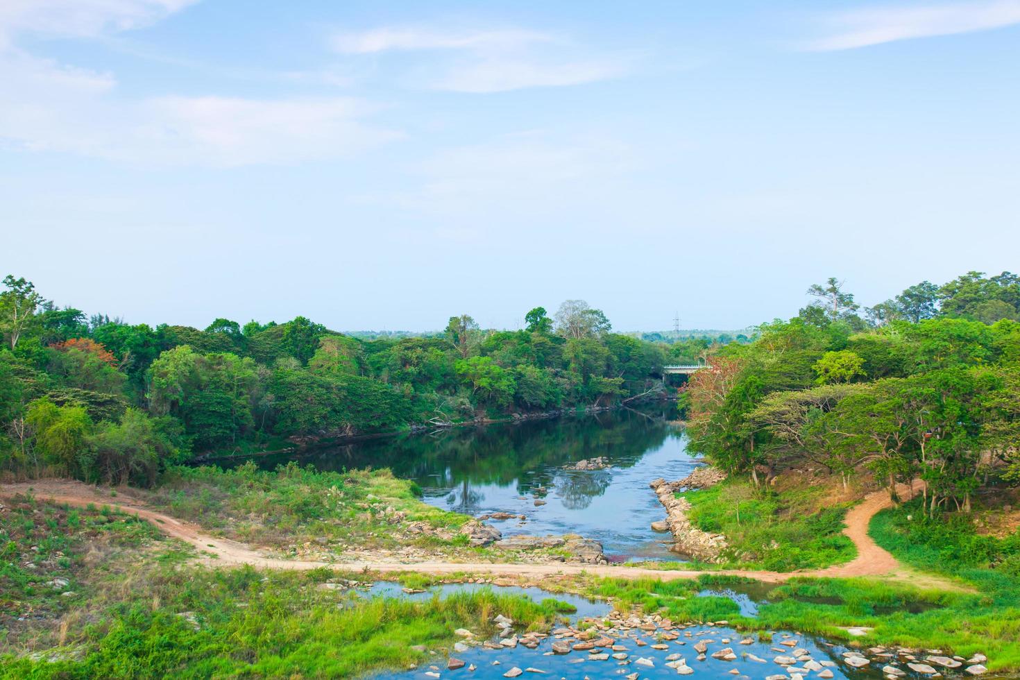 Fluss in Thailand foto