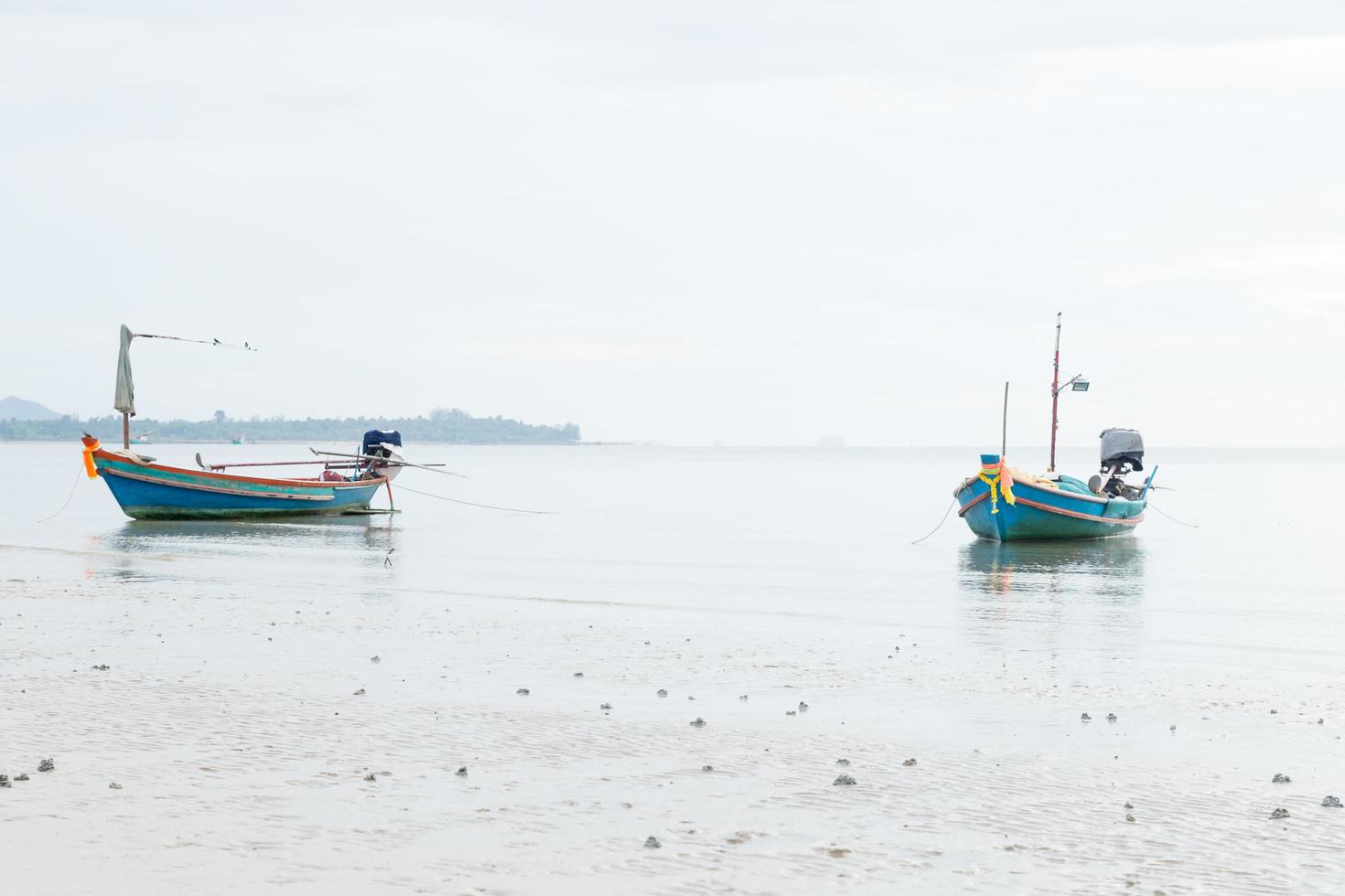 Fischerboote in Thailand foto