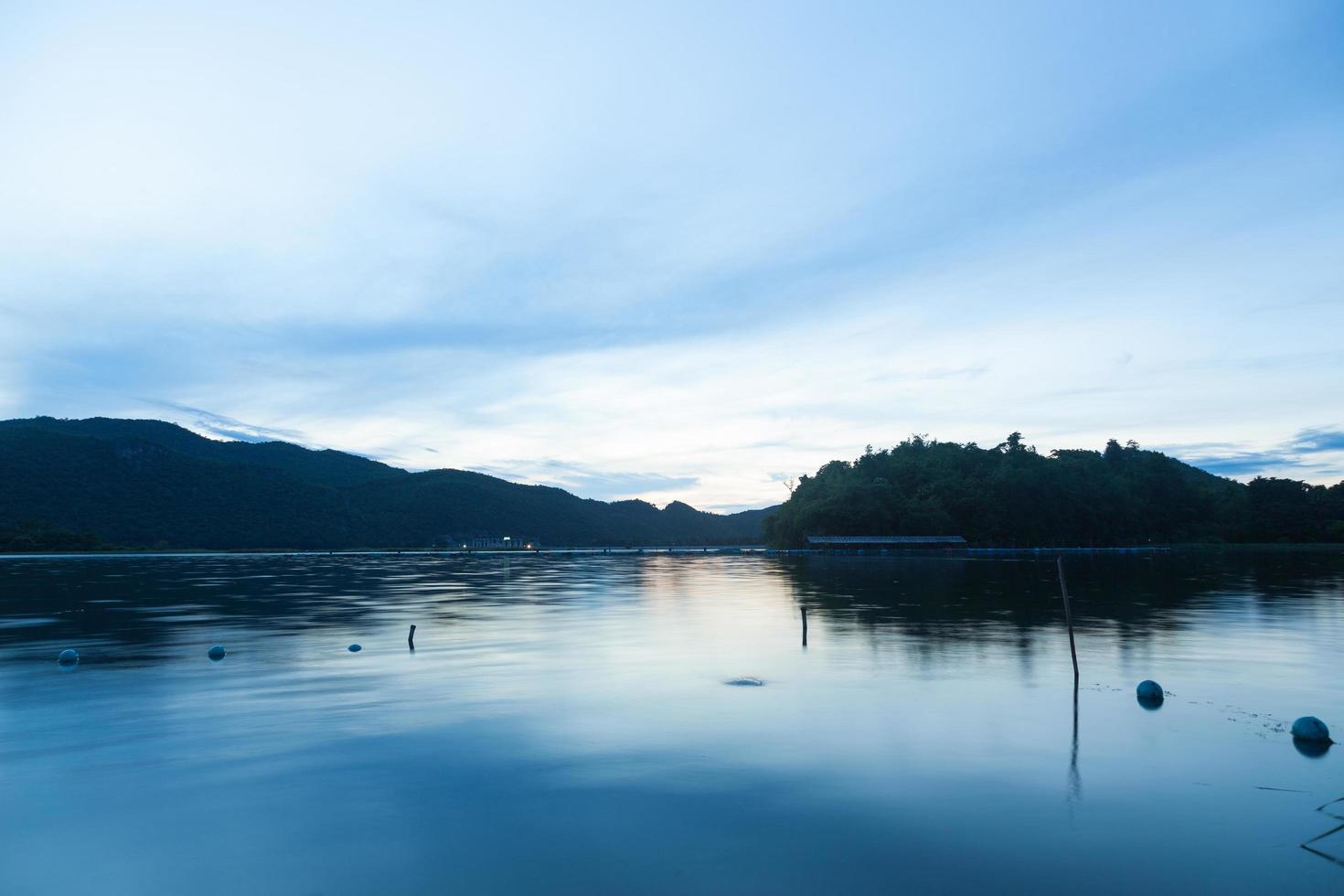 Reservoir in Thailand foto