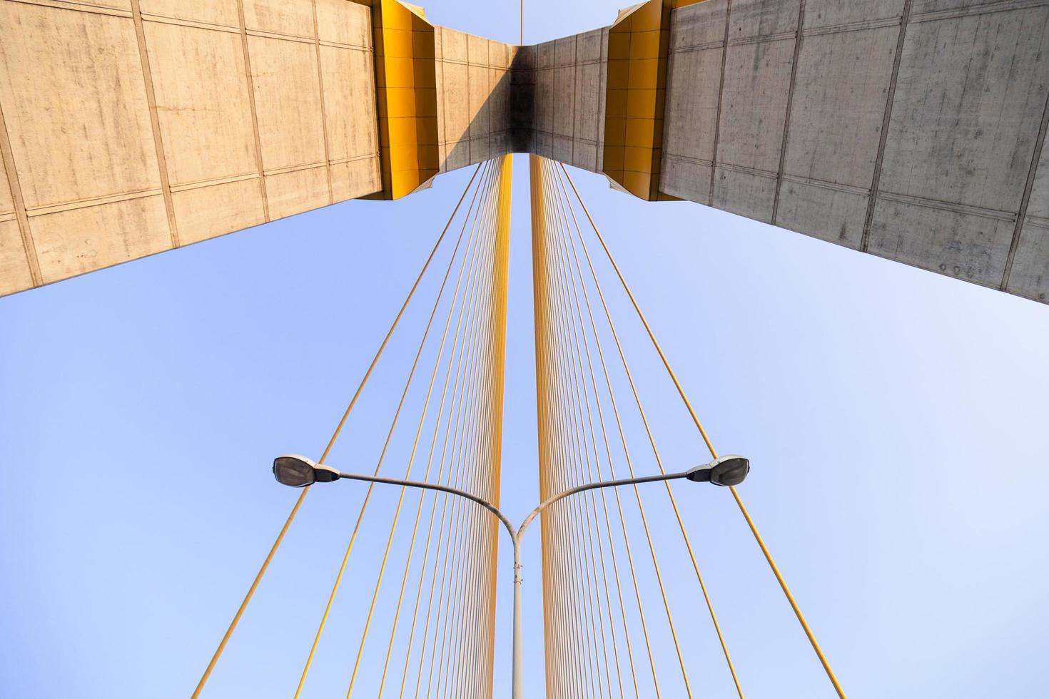 Rama VII Brücke in Bangkok, Thailand foto