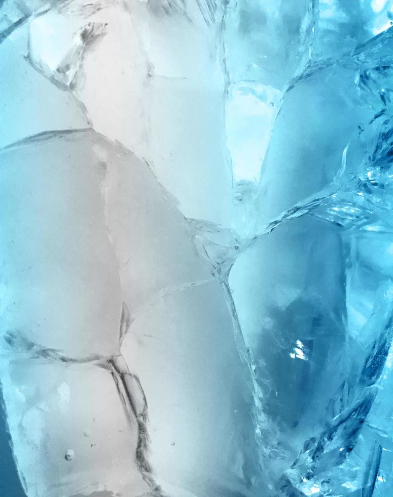 blaues Eis abstrakt foto