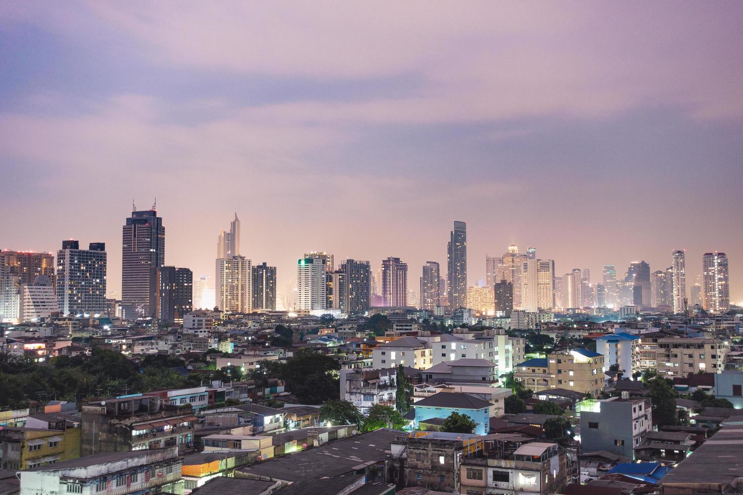 Wolkenkratzer in Bangkok City foto