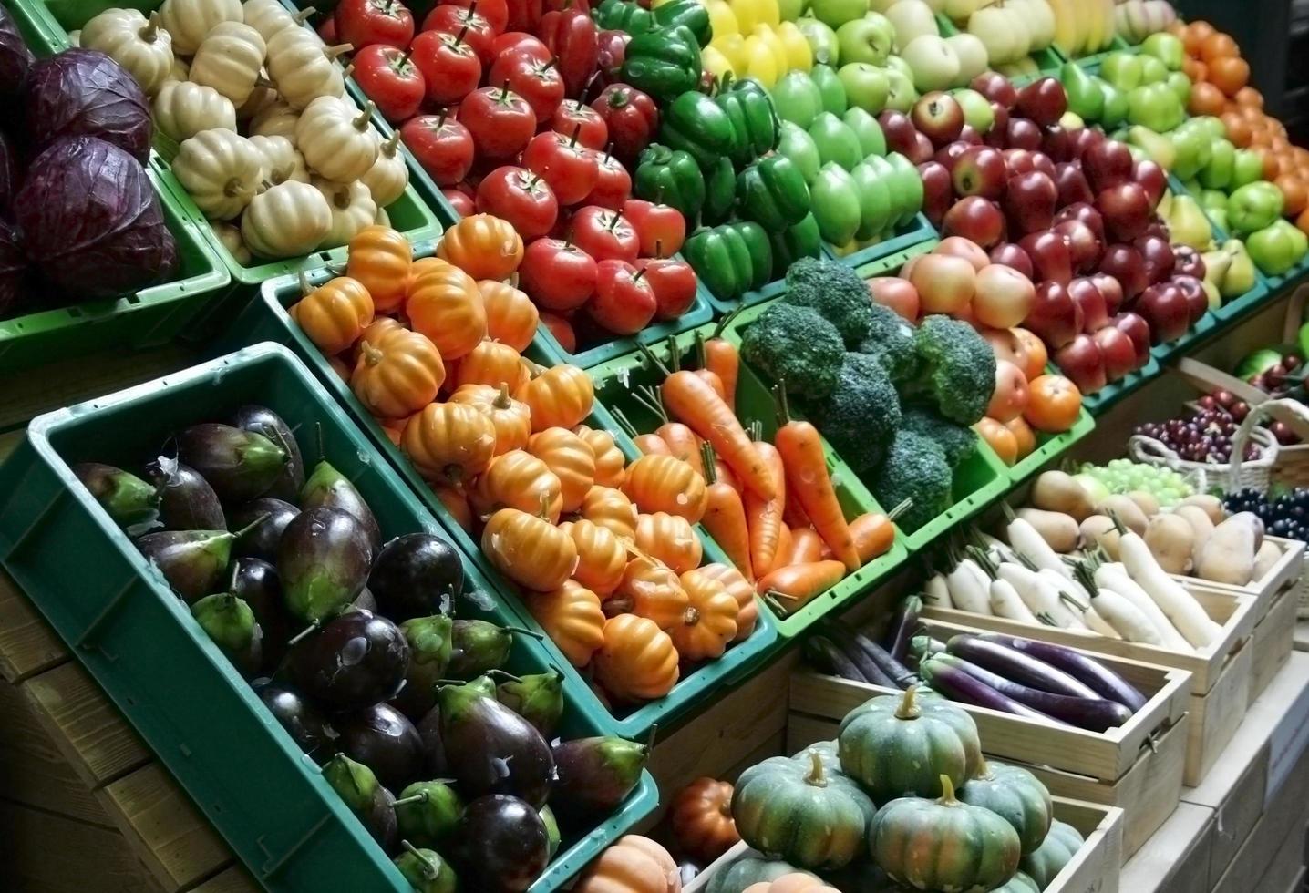 produzieren Stand im Laden foto