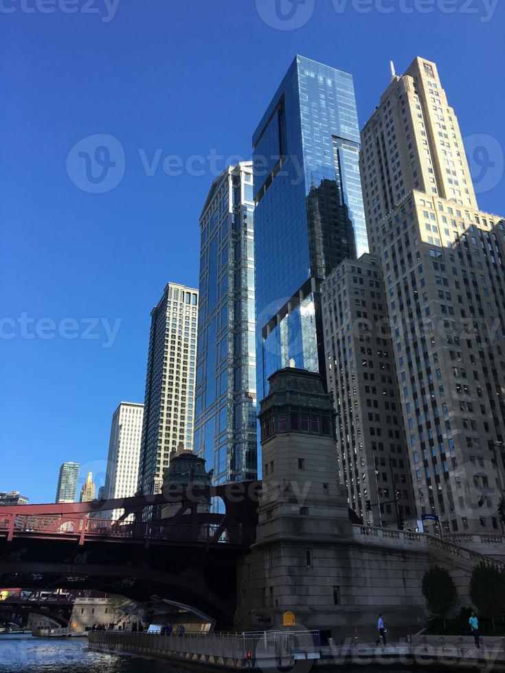 chicago-stadt in den usa foto