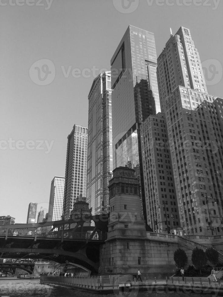 chicago-stadt in den usa foto