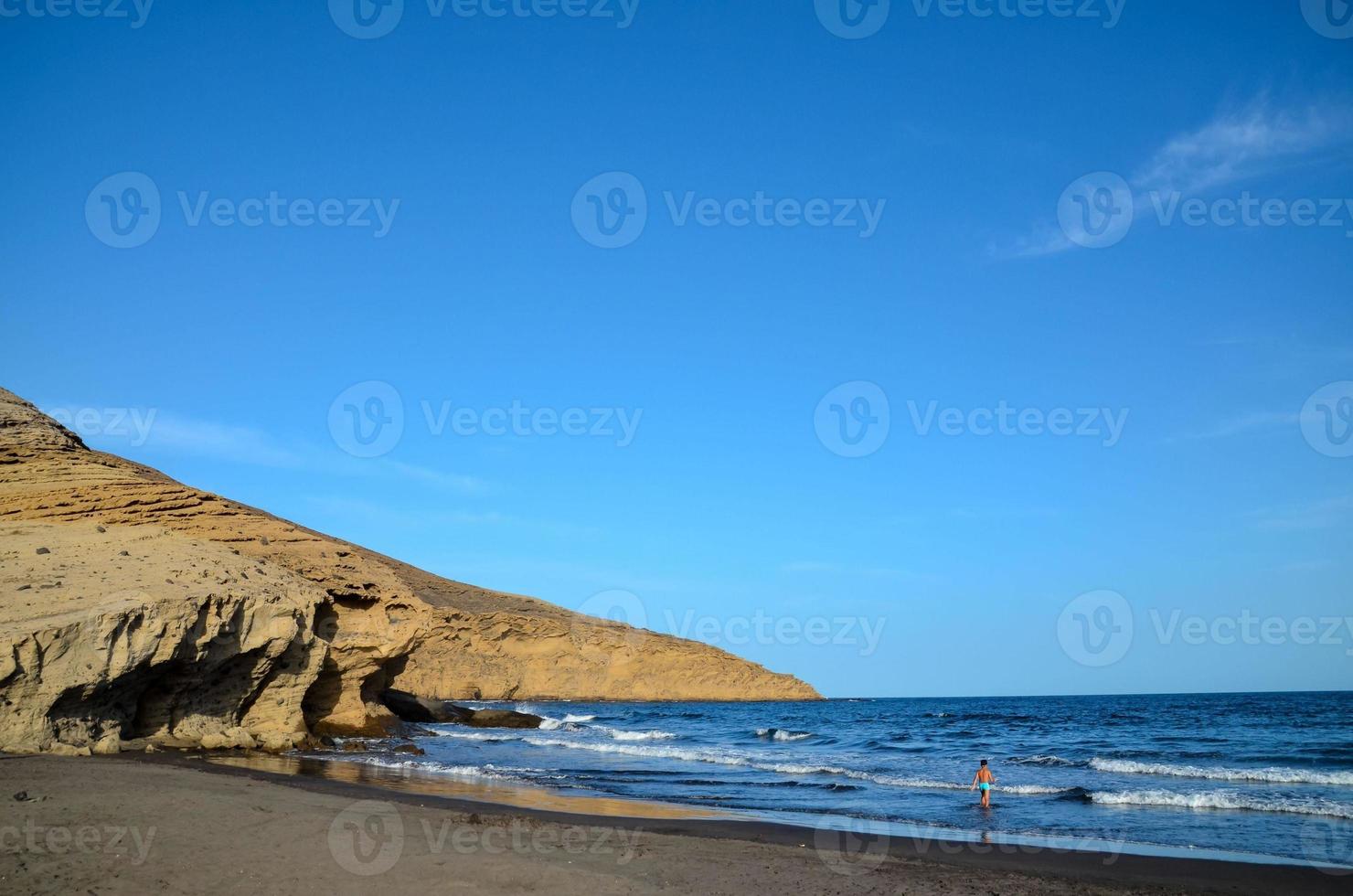 Meereslandschaft im Sommer foto