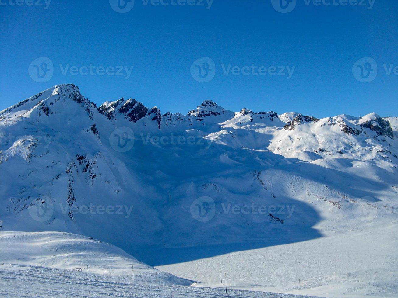 Grenzgebirge zwischen Italien und Frankreich foto