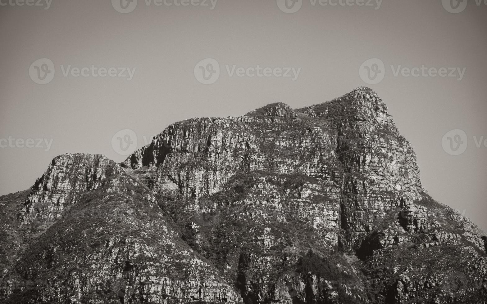 Berge, Tablemountain Nationalpark, Kapstadt, Südafrika. foto