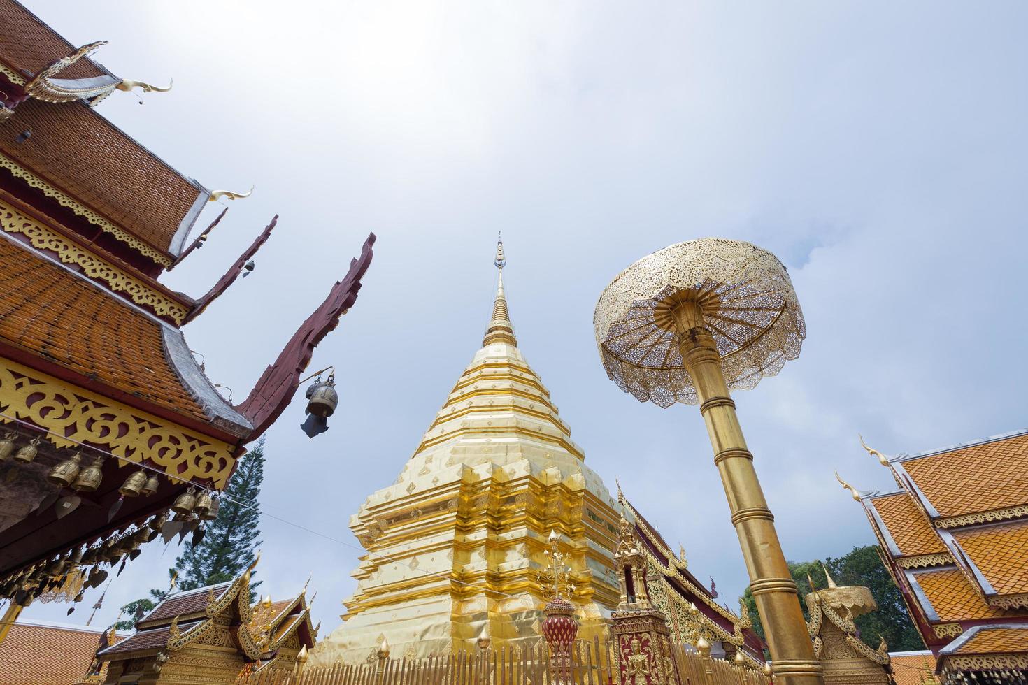 phra that doi suthep tempel in thailand foto