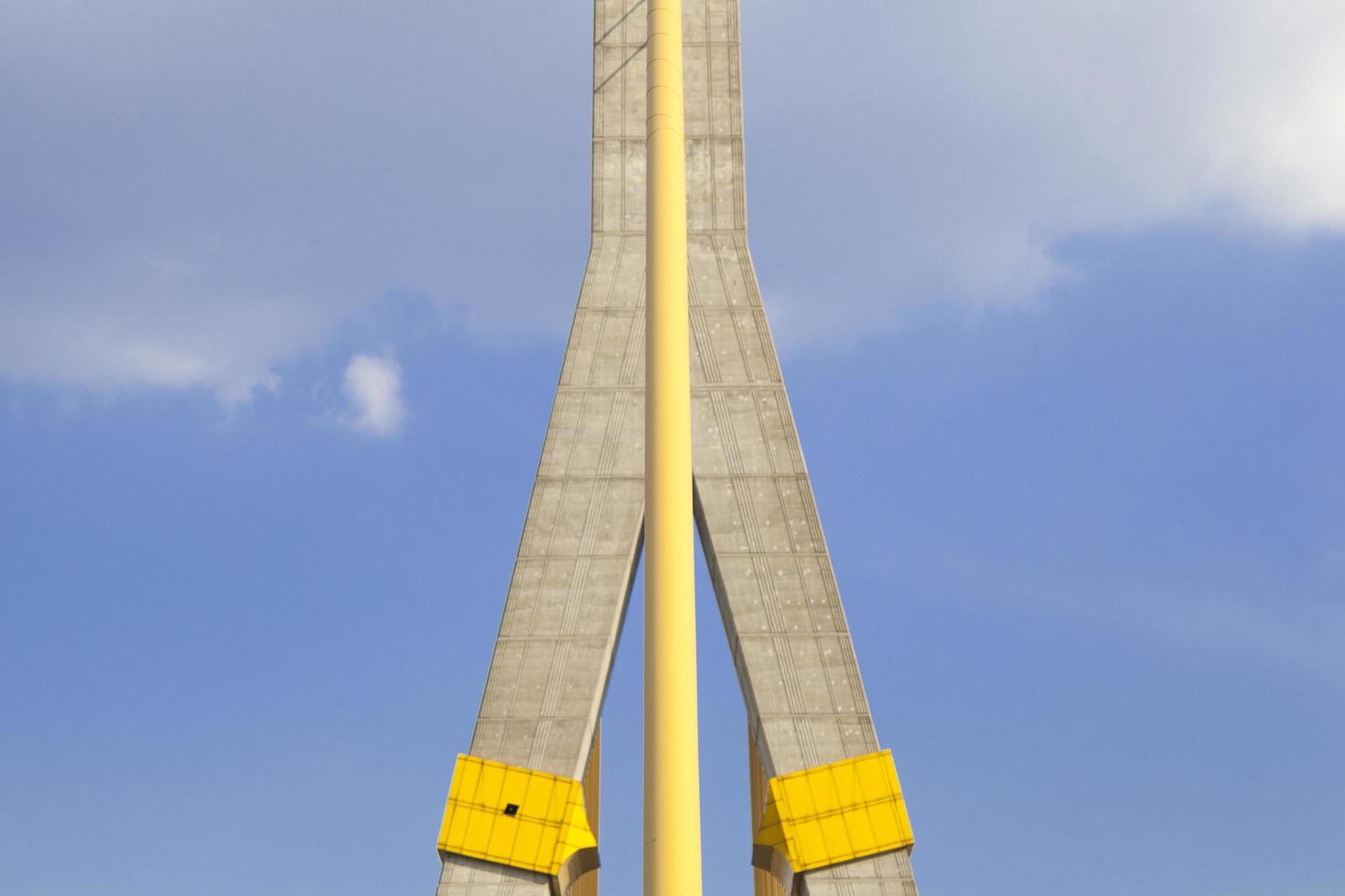 Rama VII Brücke in Bangkok, Thailand foto