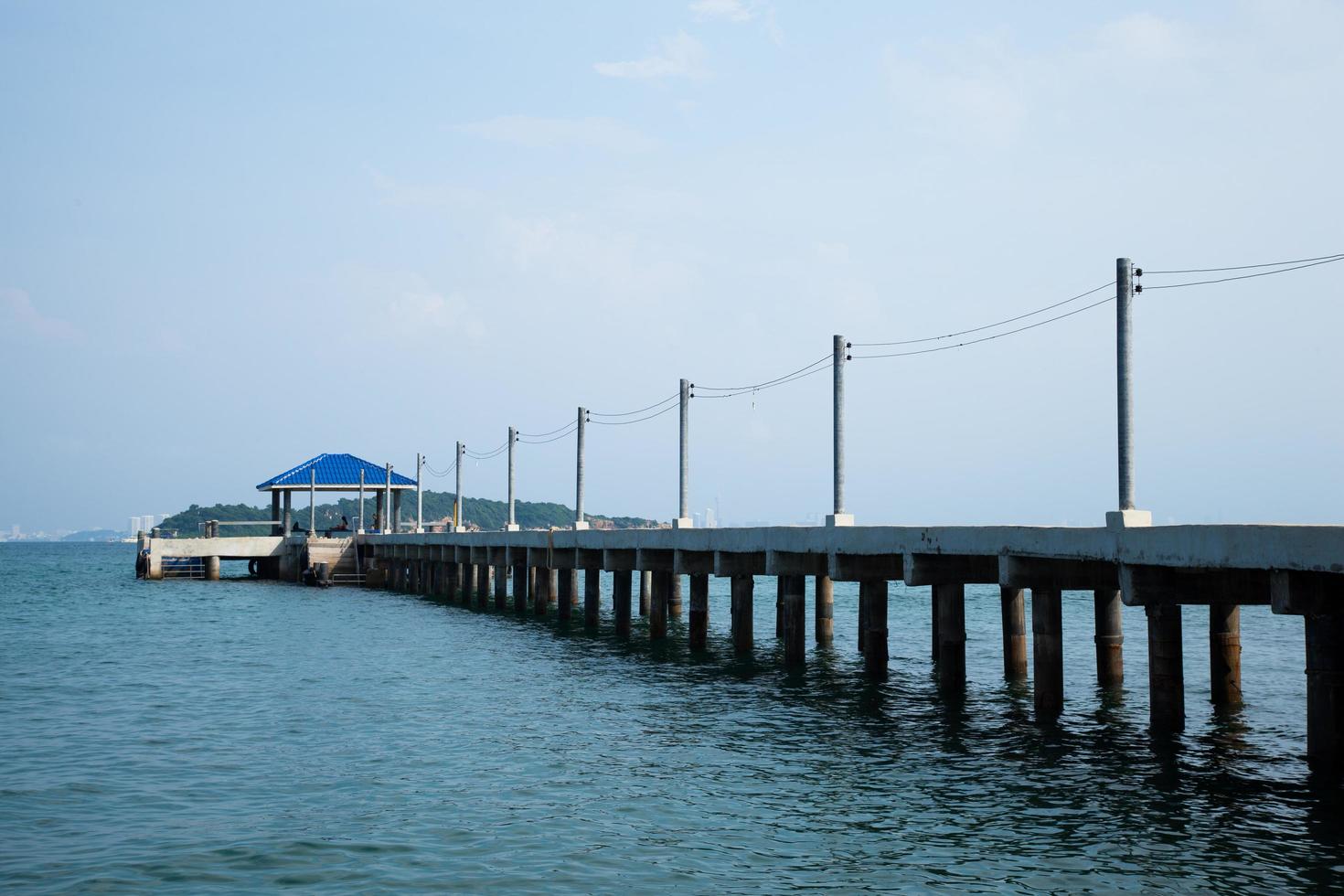 Pier in Thailand foto