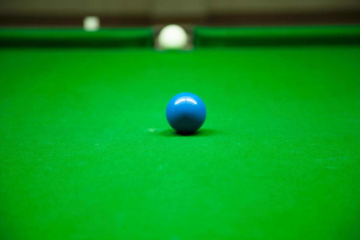 Snooker Bälle auf dem Tisch foto