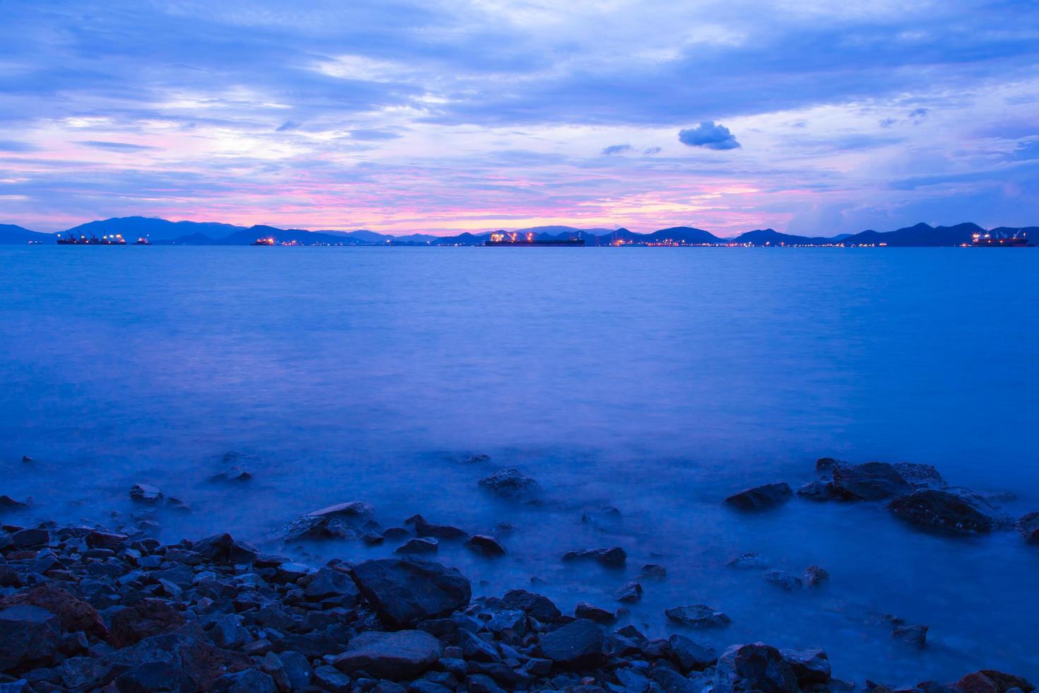 Strand am Abend foto