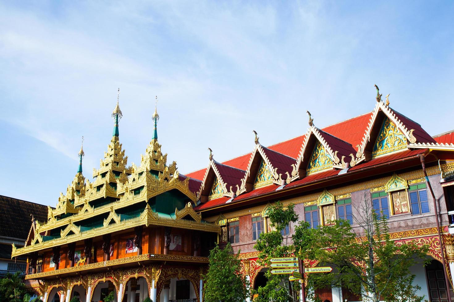 Tempel in Thailand foto