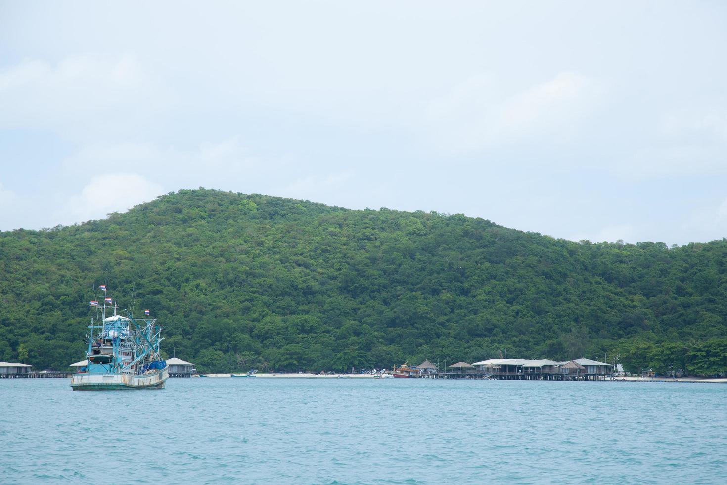 Fischerboot in Thailand foto