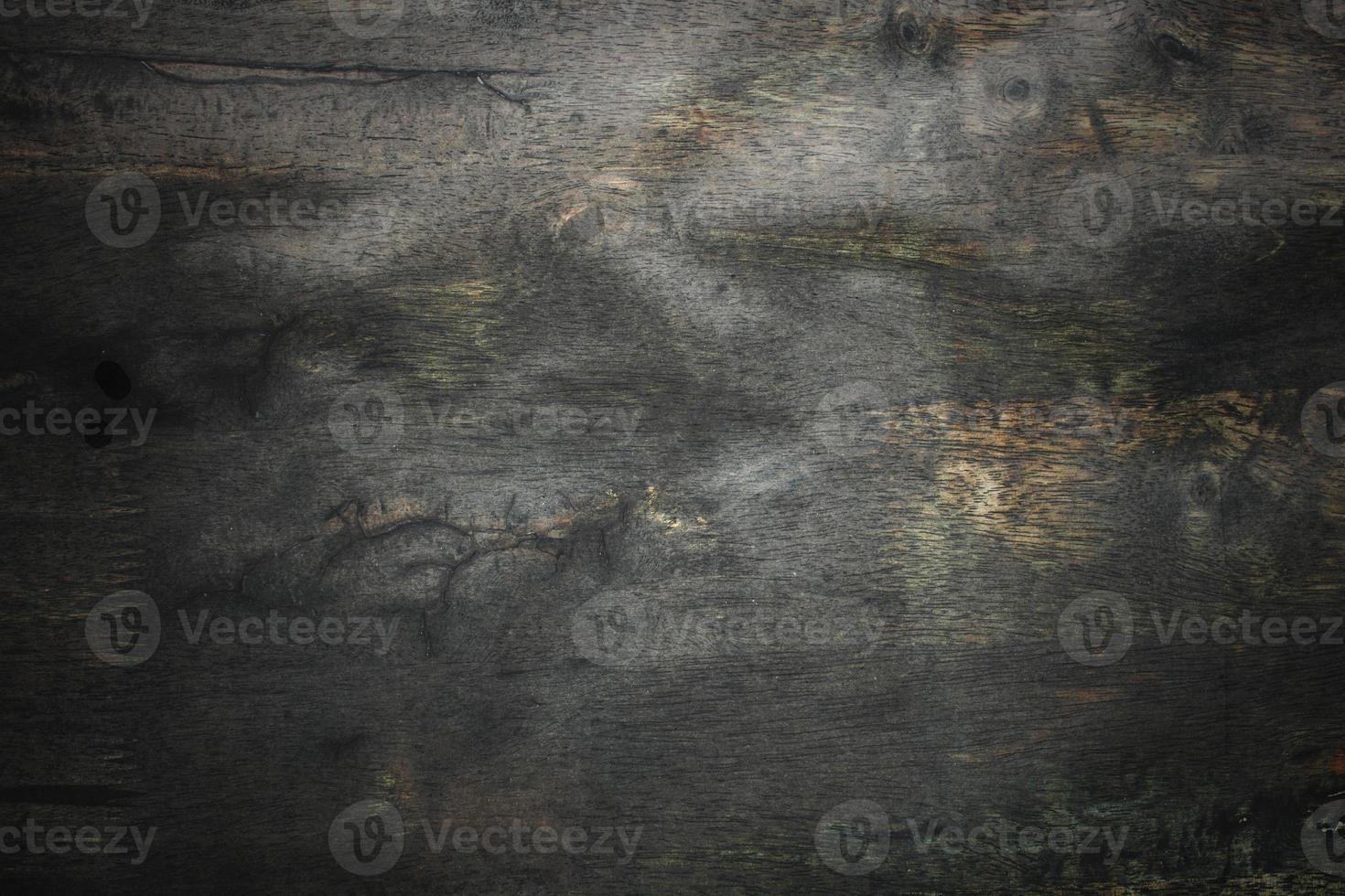 dunkler alter Holz- und Schmutzbeschaffenheitswandhintergrund foto
