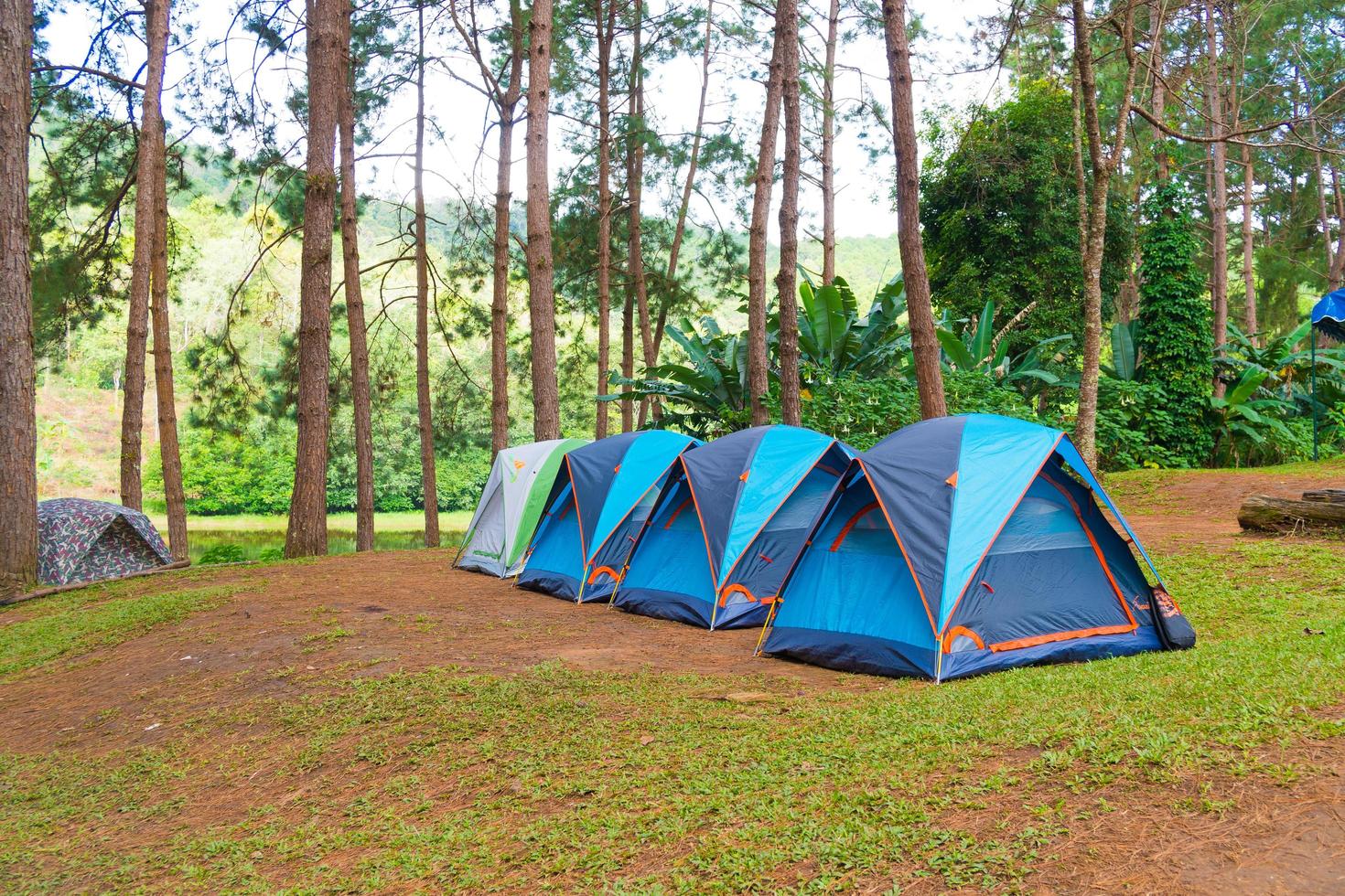 Campingplatz in Thailand foto