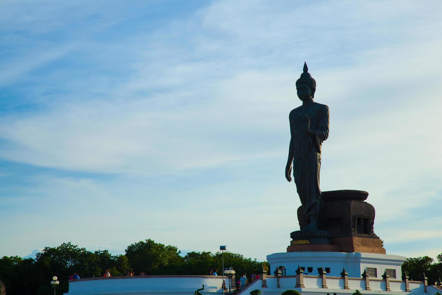 große Buddha-Statue in Thailand foto