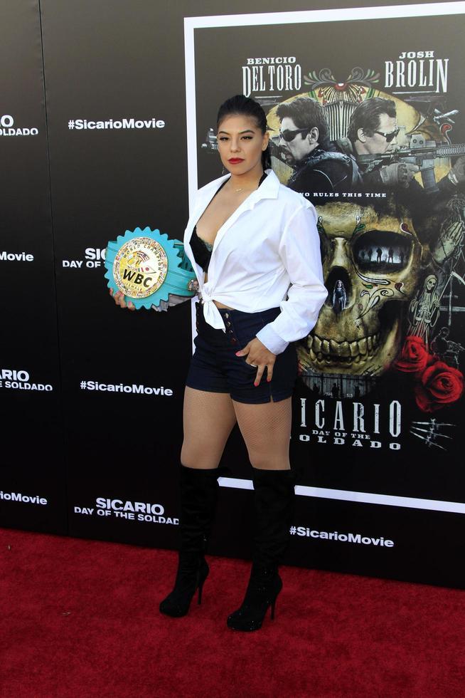 los angeles 26. juni - maricela cornej im sicario - tag des soldaten premiere im village theater am 26. juni 2018 in westwood, ca foto