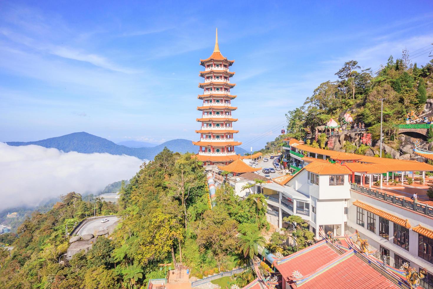 Kinn Swee Tempel, in der Nähe von Kuala Lumpur, Malaysia foto