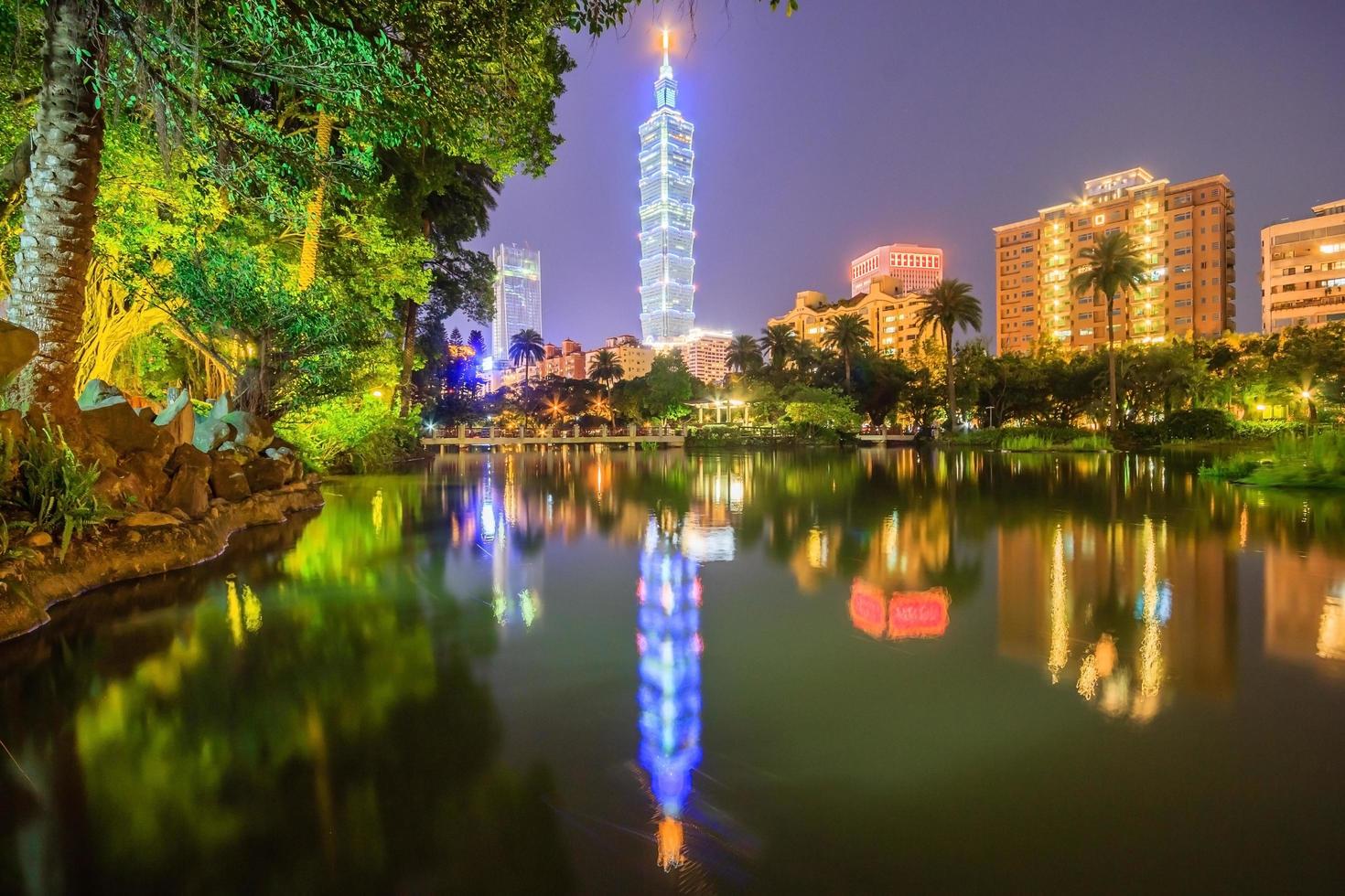 Taipei 101 Turm in Taipeh, Taiwan foto