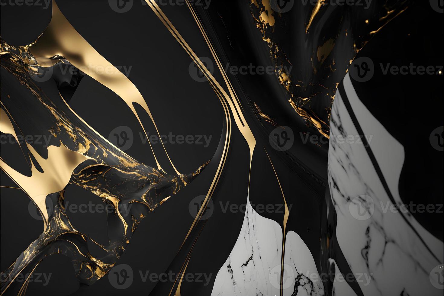 elegant Schwarz, Weiss, und Gold Marmor Hintergrund Textur zum verwenden im Design Projekte foto