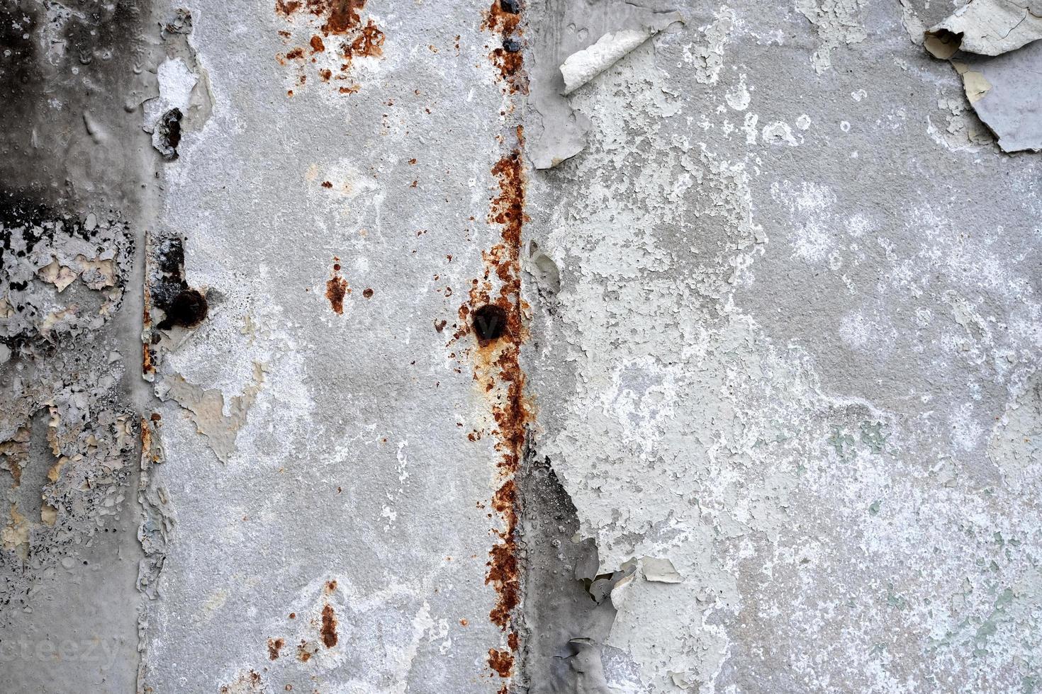 alt gebrochen Beton Mauer Hintergrund. foto