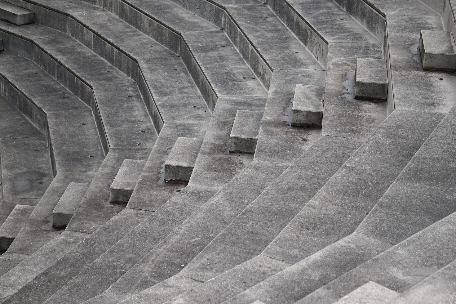 Amphitheatertreppe in Bilbao City, Spanien foto