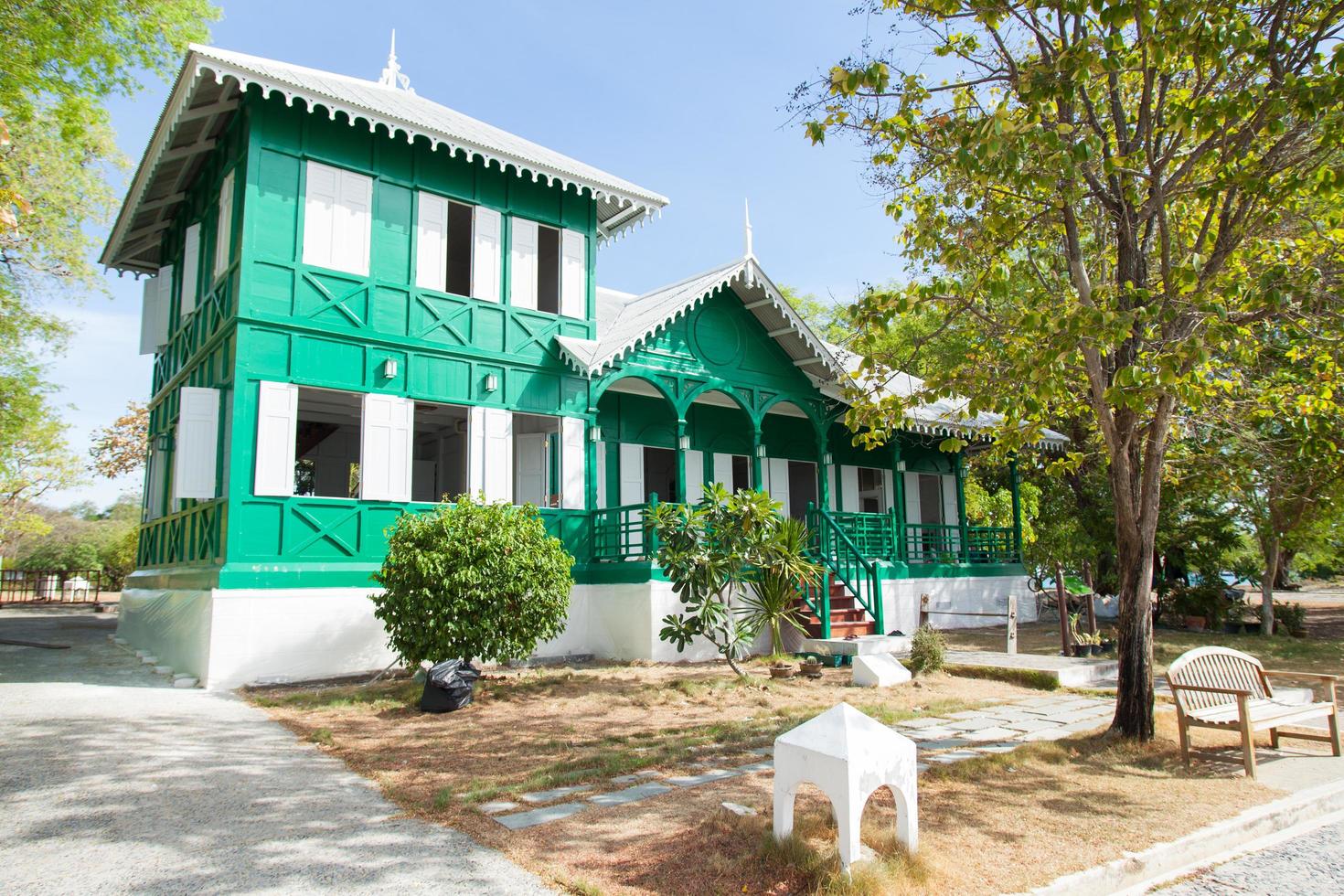 Haus im klassischen Stil in Thailand foto